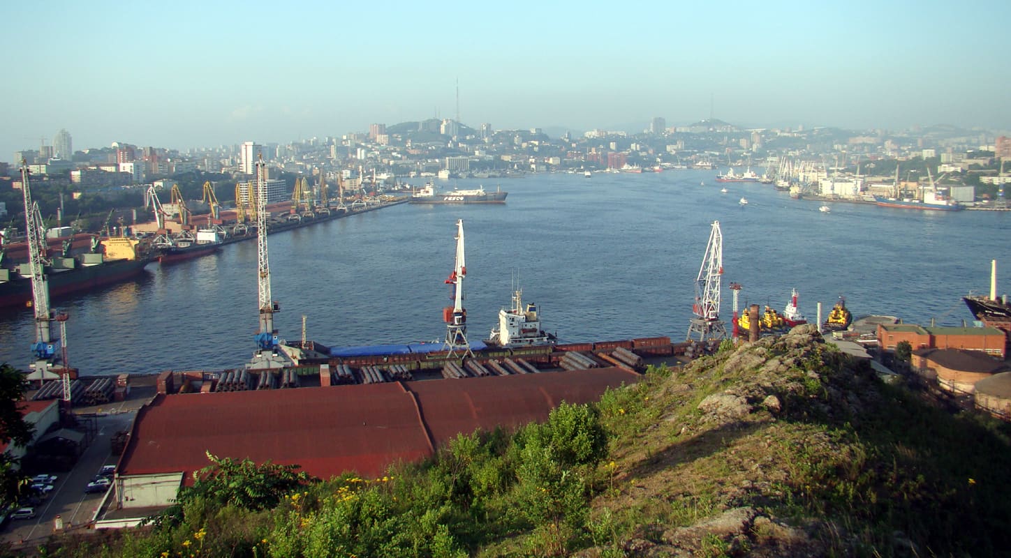 Vladivostok commercial port
